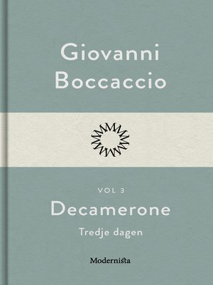 cover image of Decamerone vol 3, tredje dagen